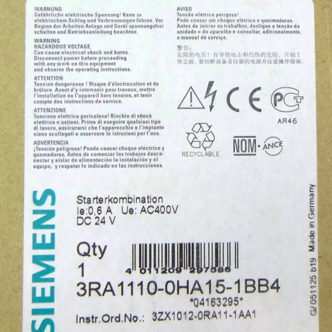 Siemens 3RA1110-1HA15-1BB4