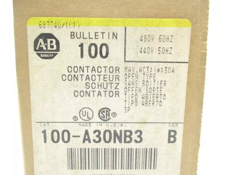 ALLEN BRADLEY 100-A30NB3