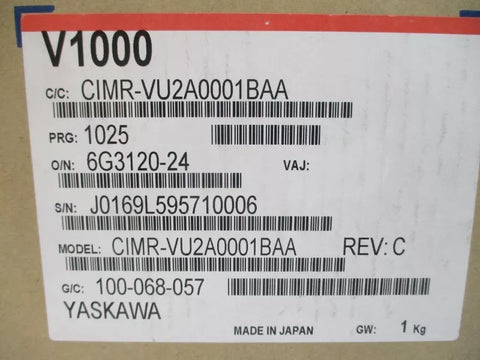 YASKAWA CIMR-VU2A0001BAA