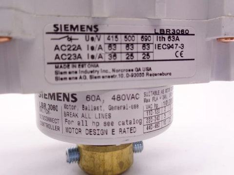 SIEMENS LBR3060