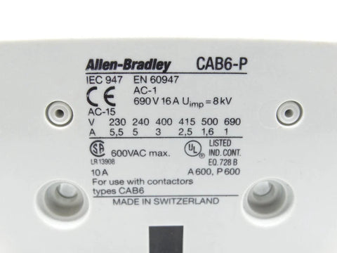 ALLEN BRADLEY CAB6-P2-11