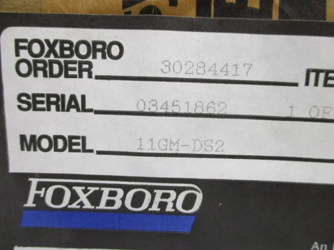 FOXBORO 11GM-DS2