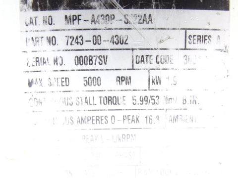 ALLEN BRADLEY MPF-A430P-SJ22AA