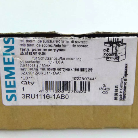 Siemens 3RU1116-1AB0