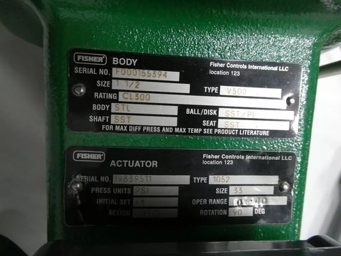 Fisher V500