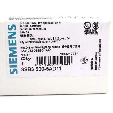 Siemens 3SB3 500-5AD11