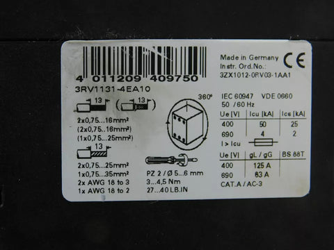 SIEMENS 3RV1131-4EA10