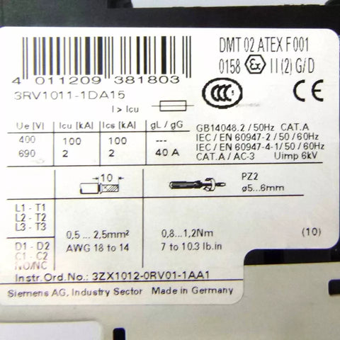 Siemens  3RV1011-1DA15