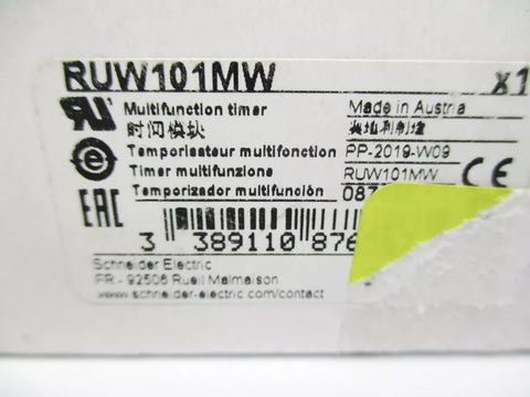 SCHNEIDER ELECTRIC RUW101MW