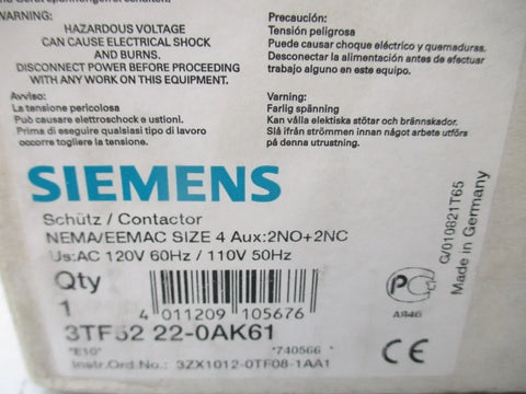 SIEMENS 3TF5222-0AK61