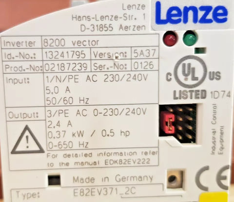 LENZE E82EV371-2C