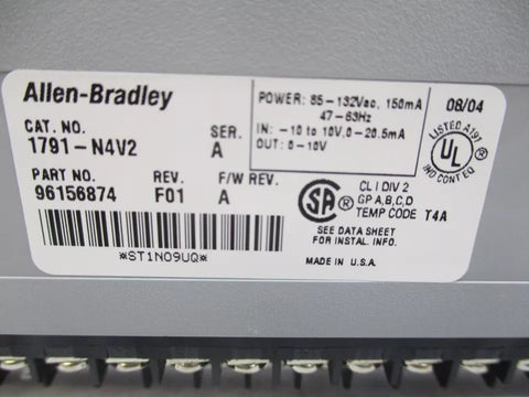 ALLEN BRADLEY 1791-N4V2