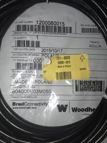Woodhead 804000E03M050