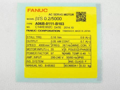 Fanuc A06B-0111-B103