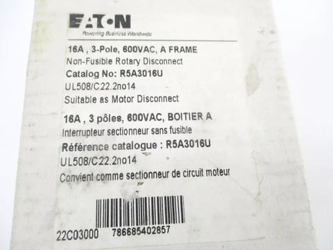 EATON R5A3016U