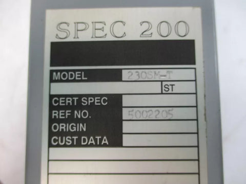 FOXBORO 230SM-T