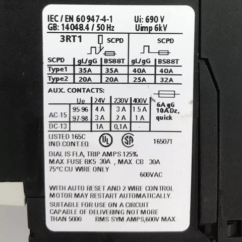 Siemens 3RU1116-1HC1