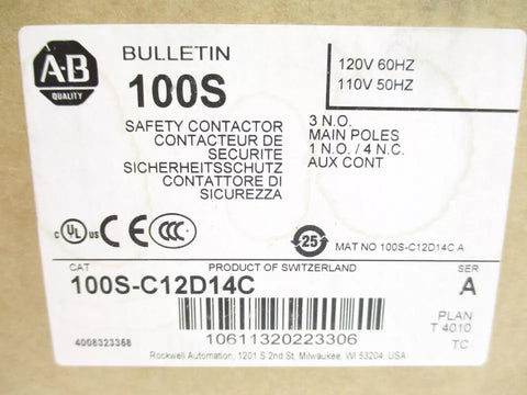 ALLEN BRADLEY 100S-C12D14C