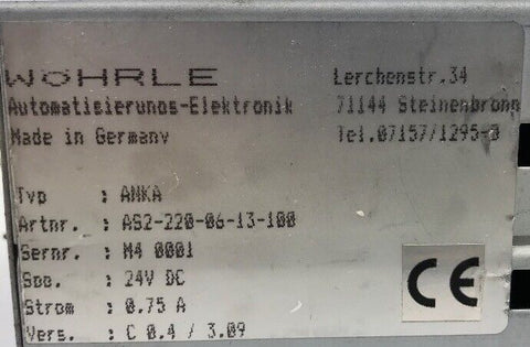 WÖHRLE AS2-220-06-13-100