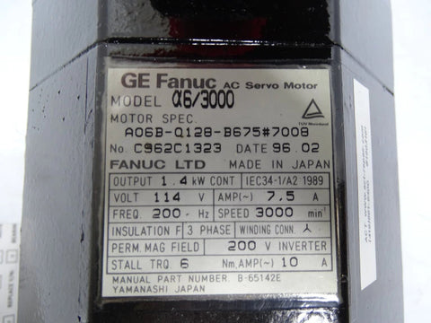 FANUC A06B-0128-B675#7008