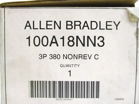 ALLEN BRADLEY 100-A18NN3