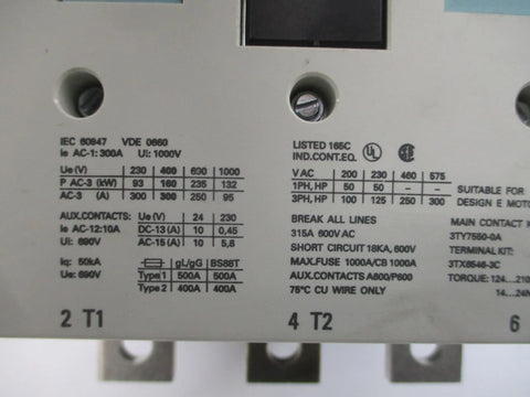 SIEMENS 3TF5511-0AK6