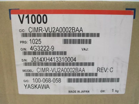 YASKAWA CIMR-VU2A0002BAA