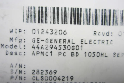 GENERAL ELECTRIC 44A294530-G01