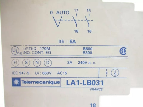 TELEMECANIQUE LA1-LB031