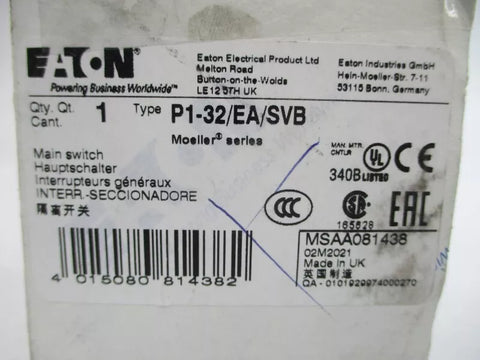 EATON P1-32/EA/SVB