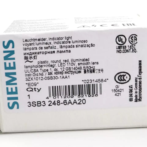 Siemens 3SB3 248-6AA20