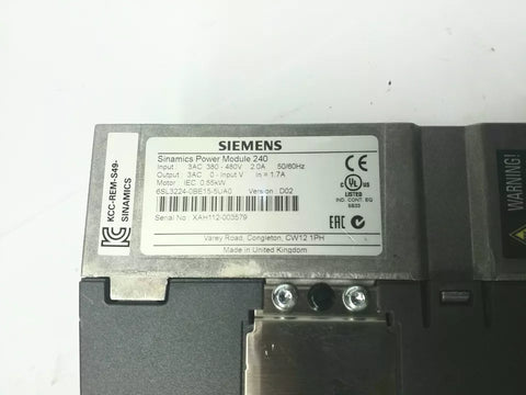 Siemens  6SL3224-0BE21-1UAO