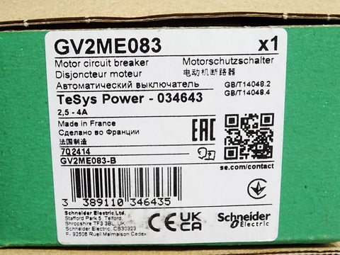 Schneider Electric GV2ME083