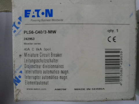 EATON PLS6-C40/3-MW