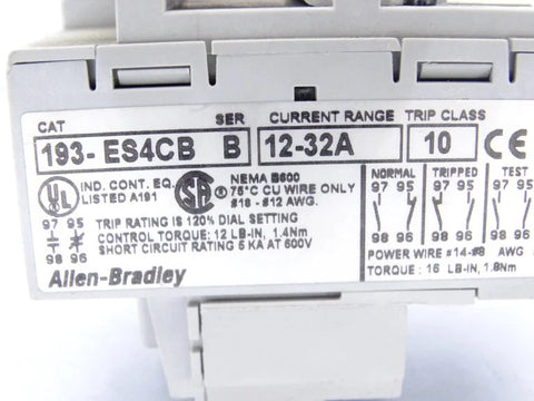 ALLEN BRADLEY 193-ES4CB