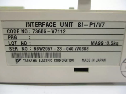 YASKAWA SI-P1/V7