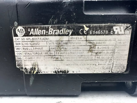 ALLEN BRADLEY  MPL-B220T-EJ42AA