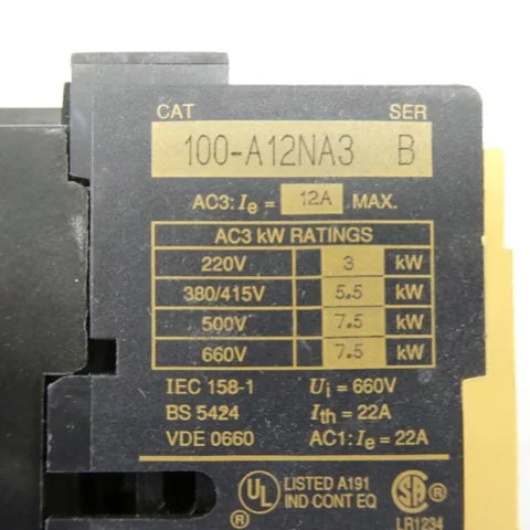 ALLEN BRADLEY 100-A12NA3