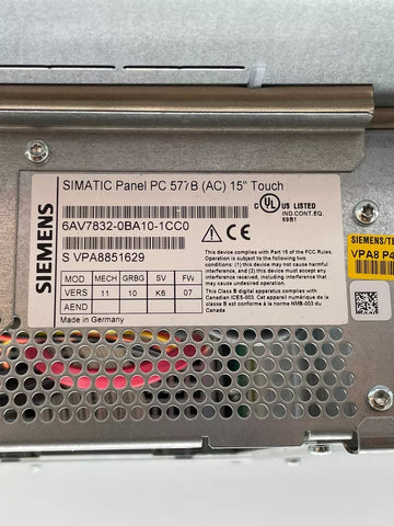 SIEMENS 6AV7832-0BA10-1CC0