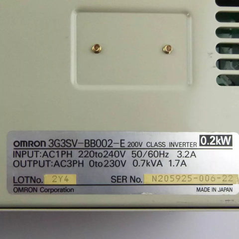 Omron 3G3SV-BB002-E