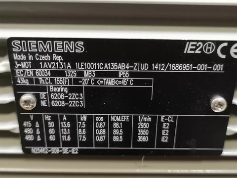 Siemens 1LE10011CA135AB4-Z