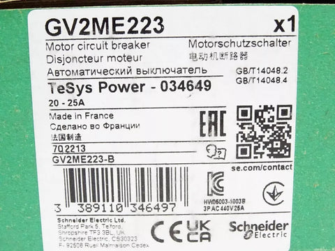 Schneider Electric GV2ME223