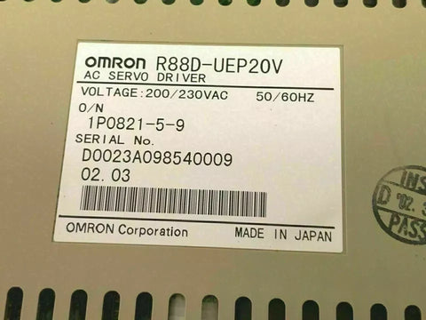 OMRON R88D UEP20V