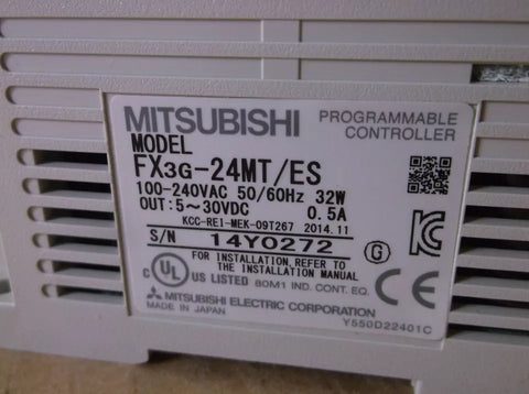 MITSUBISHI FX3G-24MT/ES