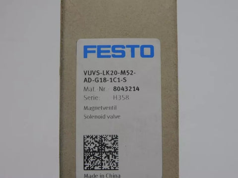 FESTO VUVS-LK20-M52-AD-G18-1C1-S