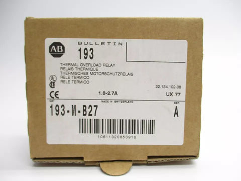ALLEN BRADLEY 193-M-B27