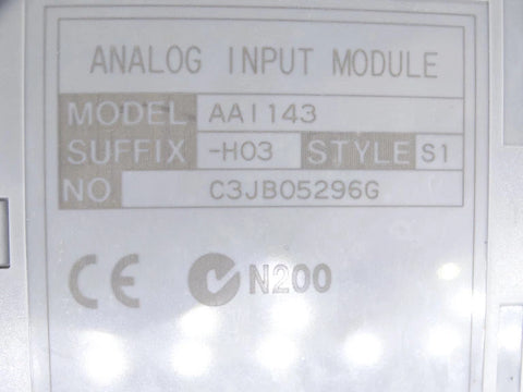 YOKOGAWA AAI143-H03