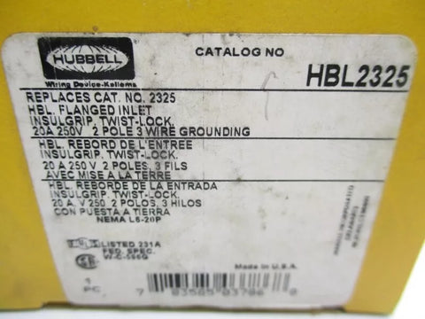 HUBBELL HBL2325