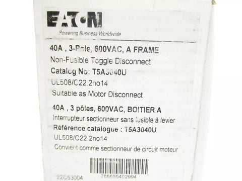 EATON T5A3040U