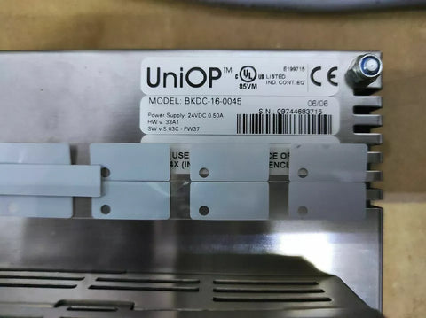 UNIOP BKDC-16-0045